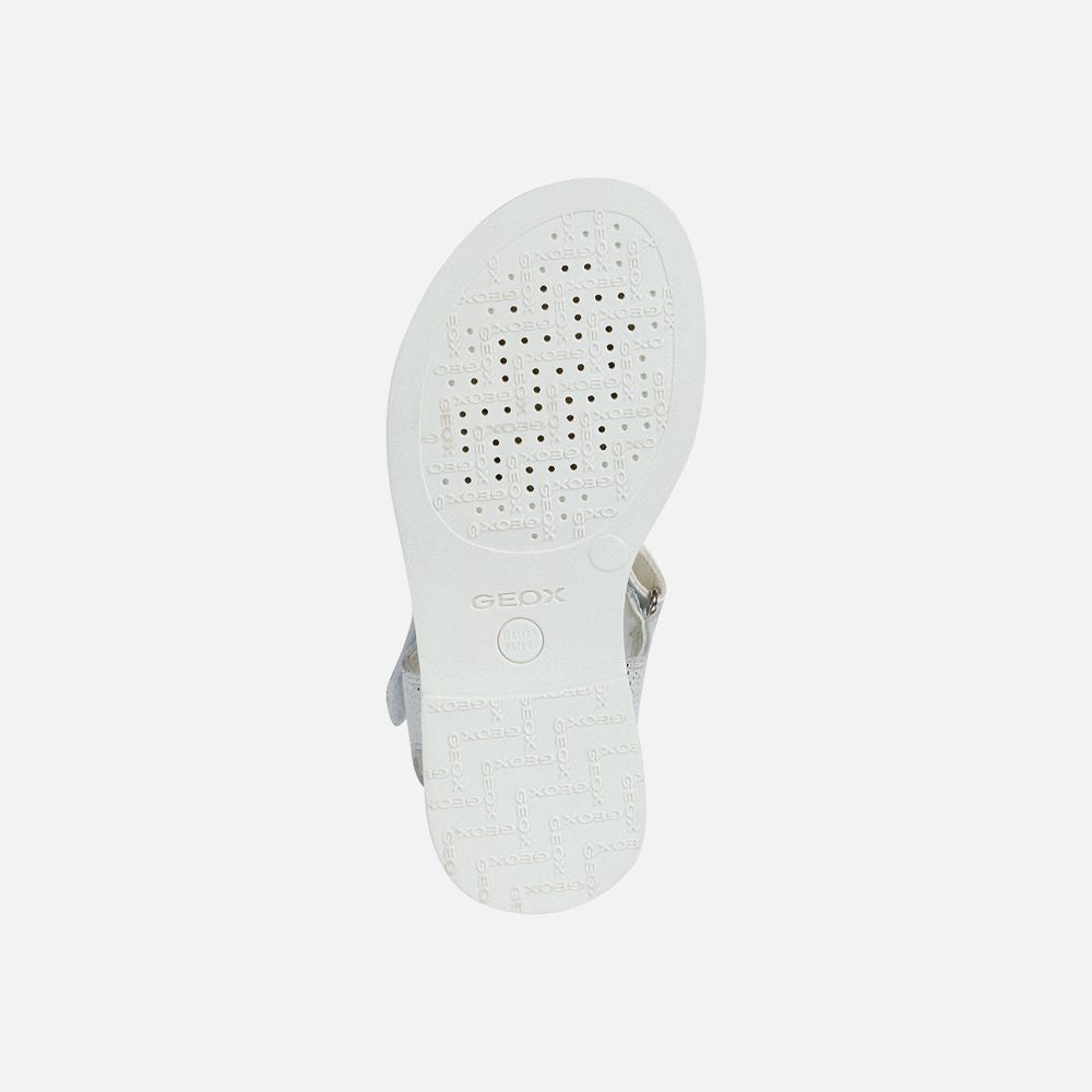 Sandalias Geox Menina Branco - Karly - UCVPO1562